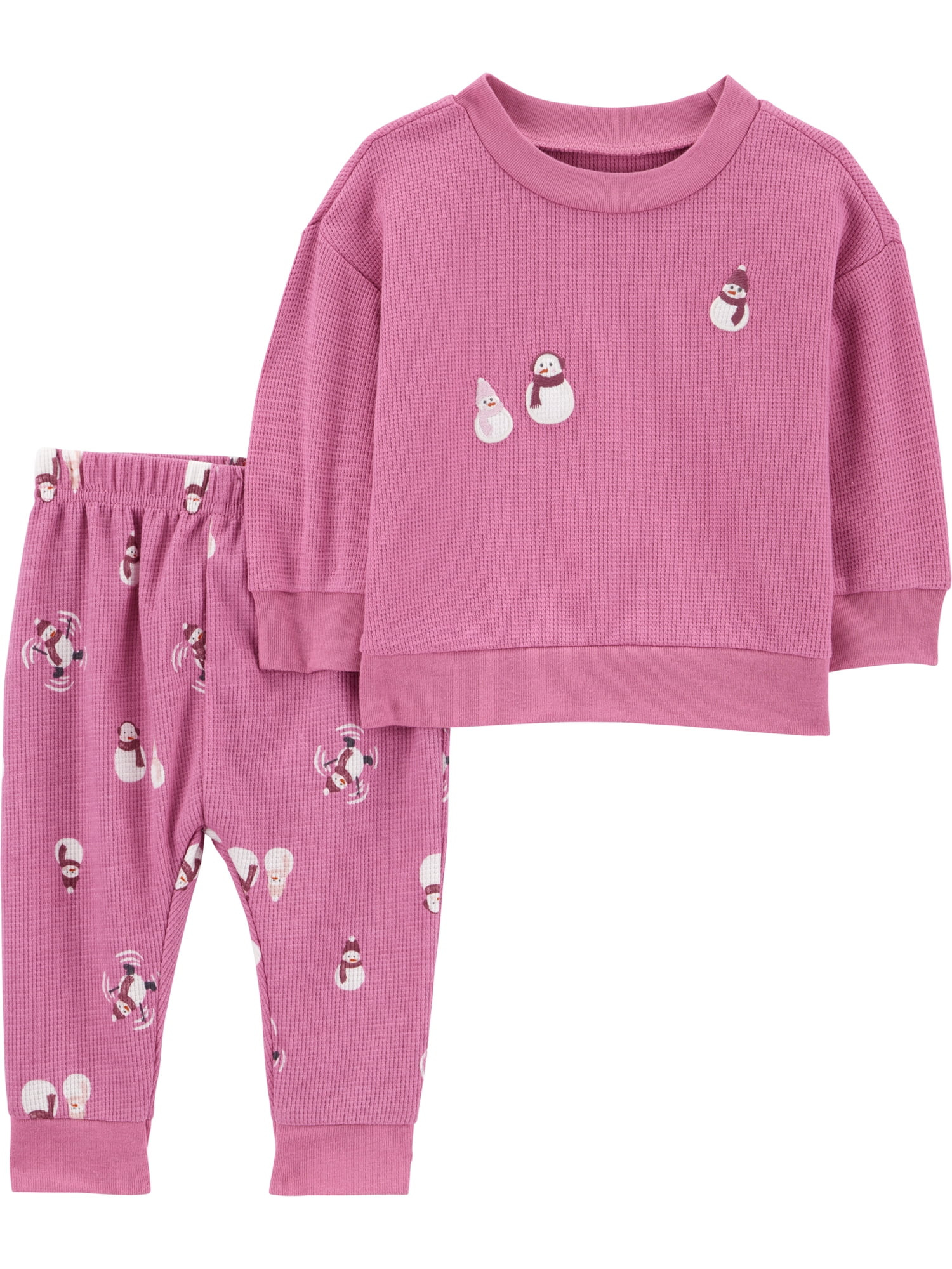 Carter's Child of Mine Baby and Toddler Girl Outfit Set, 2-Piece, Sizes 0/3-24 Months | Walmart (US)