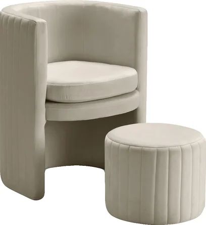 Wrought Studio Amilliona Barrel Chair and Ottoman | Wayfair | Wayfair North America