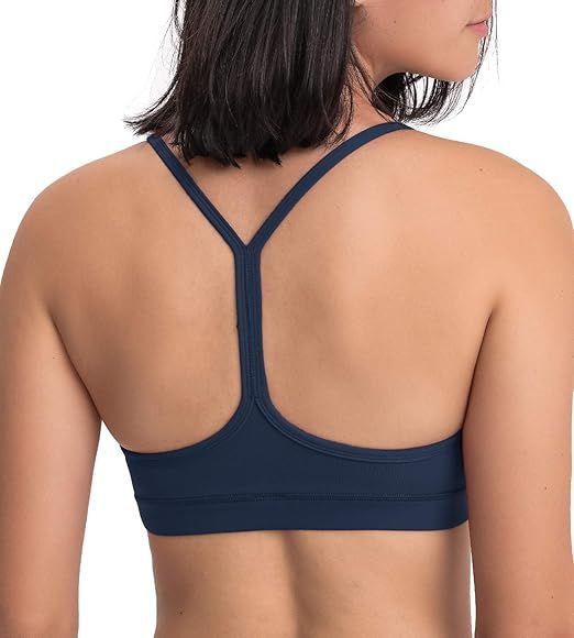 Lavento Women's Y-Back Sports Bra Light Support Workout Yoga Top | Amazon (US)