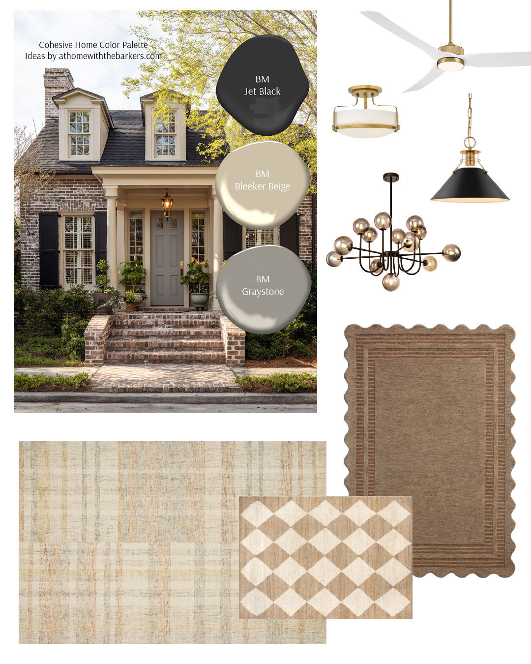 Take a look inside a classic brick home design, rug and light fixture ideas 

 #LTKHome #LTKSaleAlert