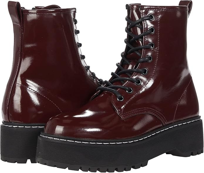Steve Madden Women's Bettyy1 Combat Boot | Amazon (US)