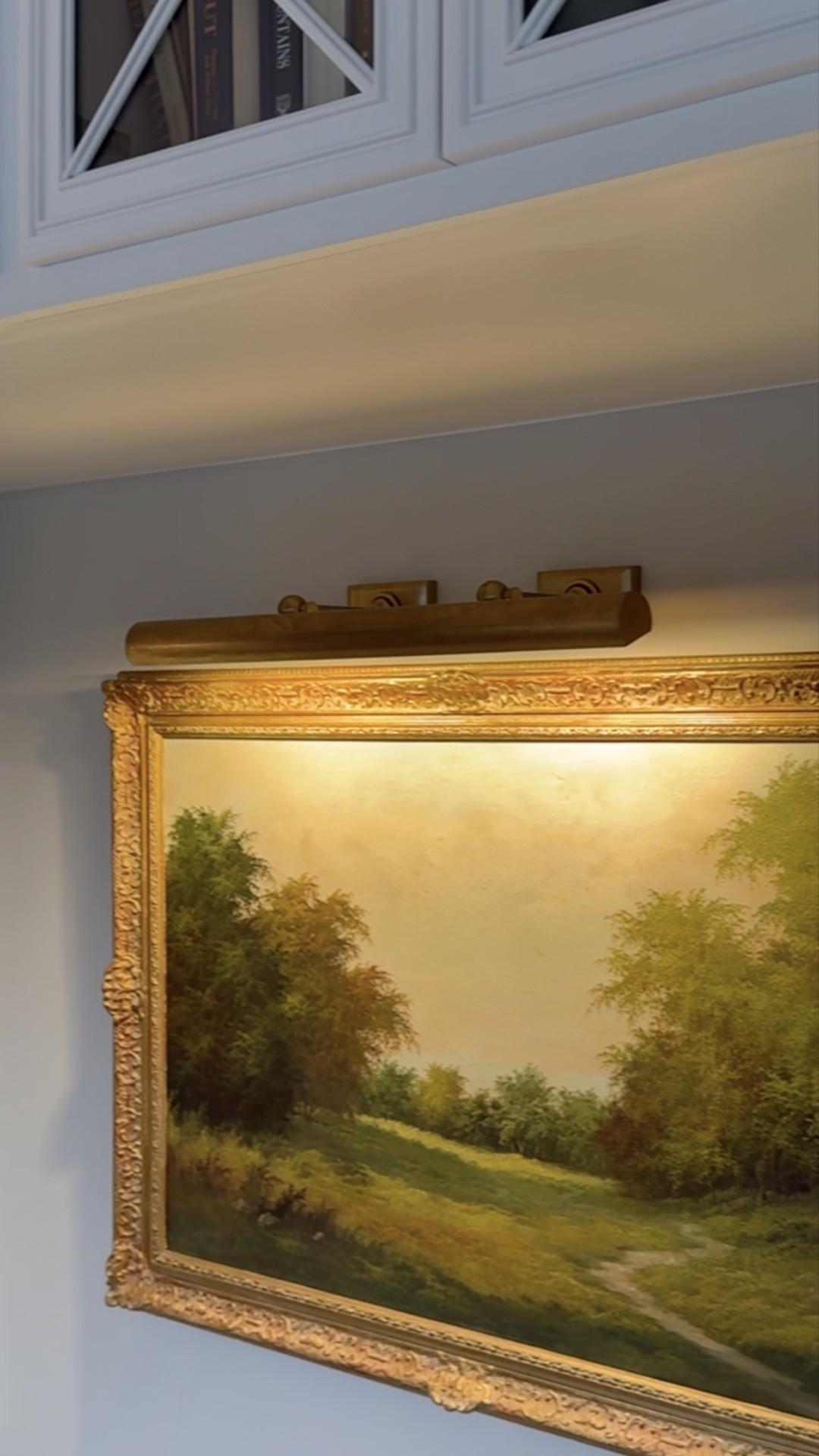 Gallery and picture lights! I'll take any chance I have to add one to a vignette.

#LTKHome