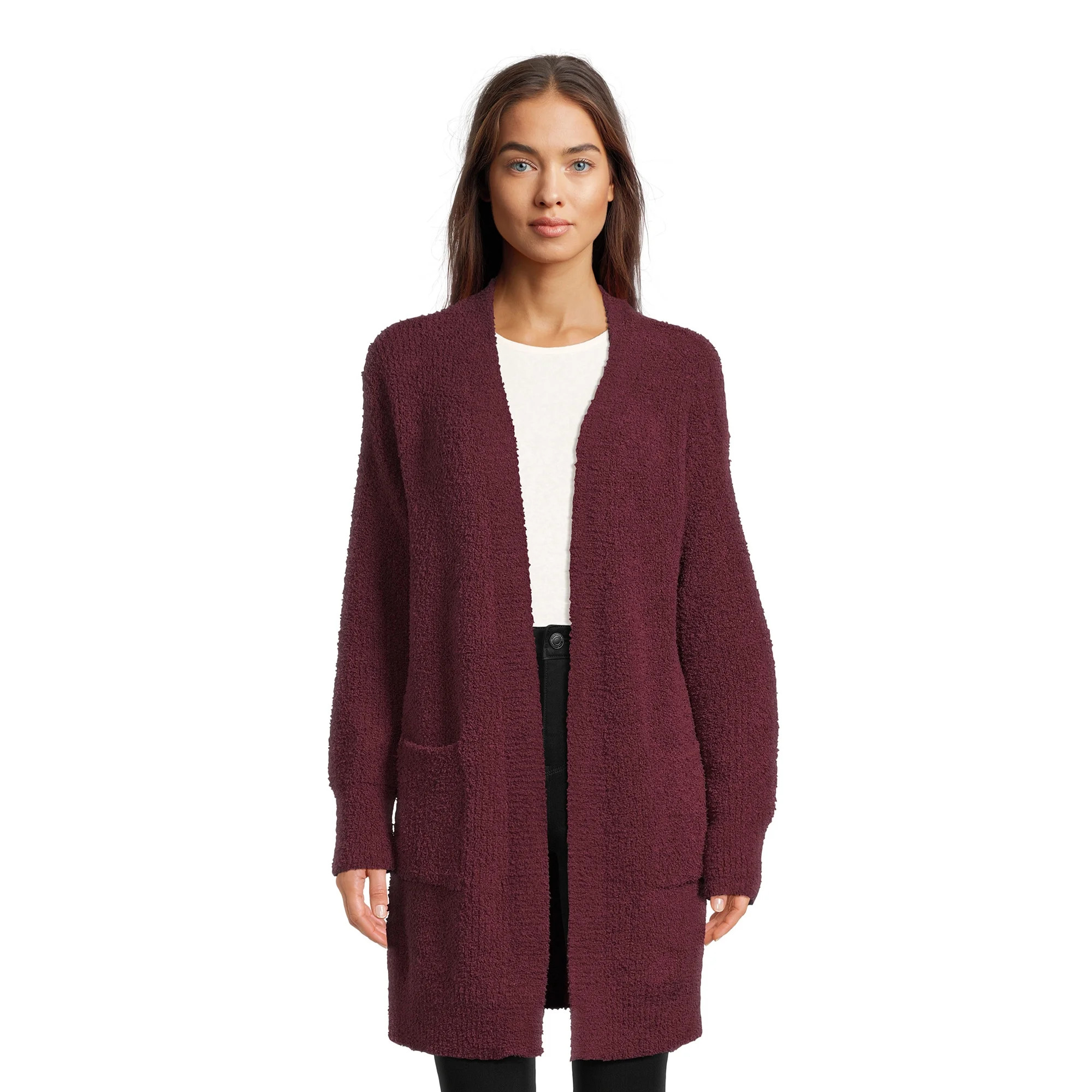 Time and Tru Women's Duster Cardigan Sweater, Midweight, Sizes XS-XXXL | Walmart (US)