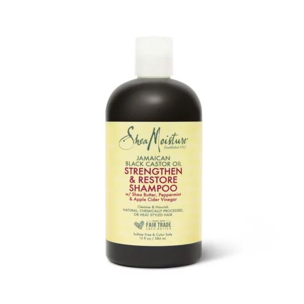 SheaMoisture Strengthen and Restore Shampoo Cleanse and Nourish for Damaged Hair, 13 oz - Walmart... | Walmart (US)