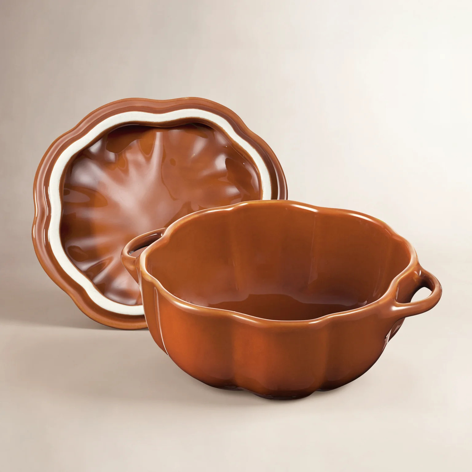Staub Ceramic Pumpkin Cocotte | Birch Lane