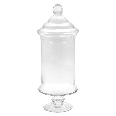 Diamond Star Glass Apothecary Jar with Lid Clear (19"x7.5") | Target