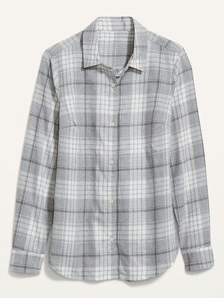 Classic Plaid Flannel Shirt for Women | Old Navy (US)