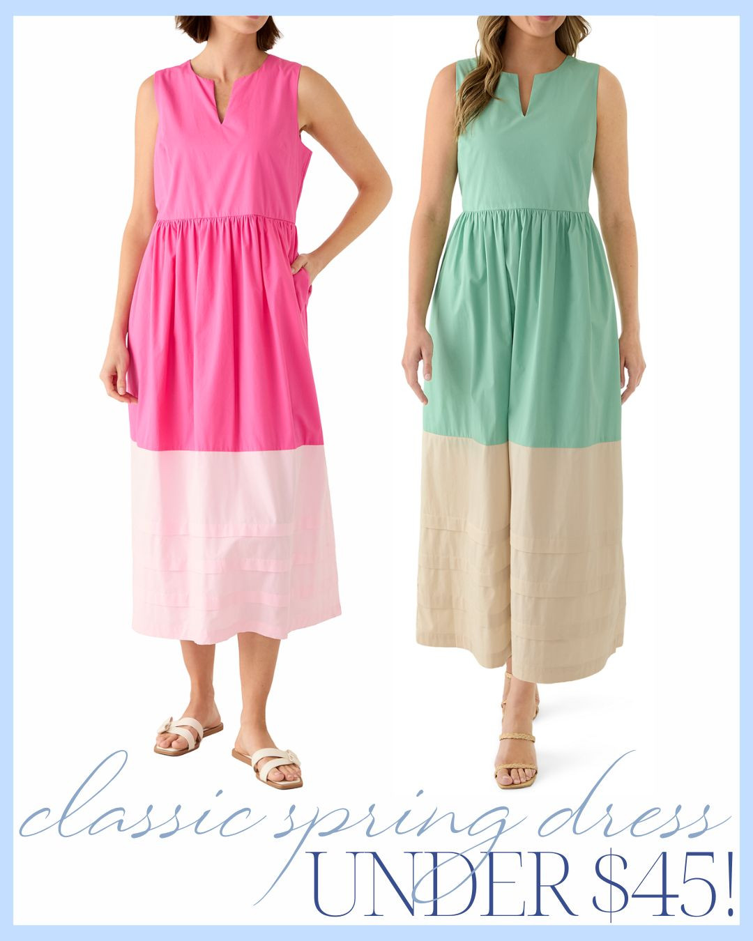 classic spring dress under $45! 

 #LTKSaleAlert #LTKBeauty