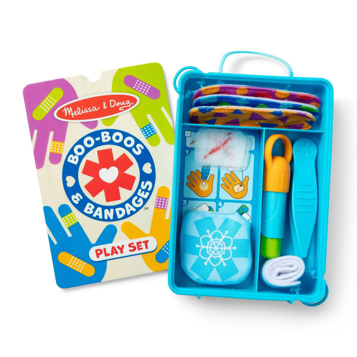 Melissa & Doug Boo-Boos & Bandages Reusable Play Set | Target