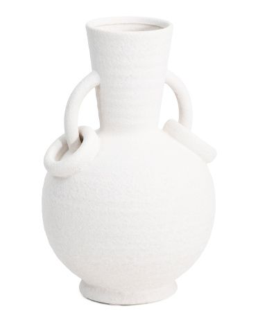 Ceramic Vase With 2 Handles | TJ Maxx