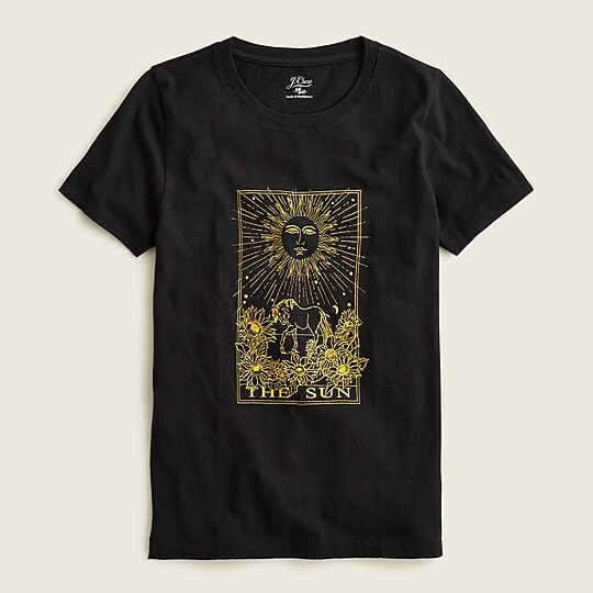 Vintage cotton sun tarot card T-shirt | J. Crew US