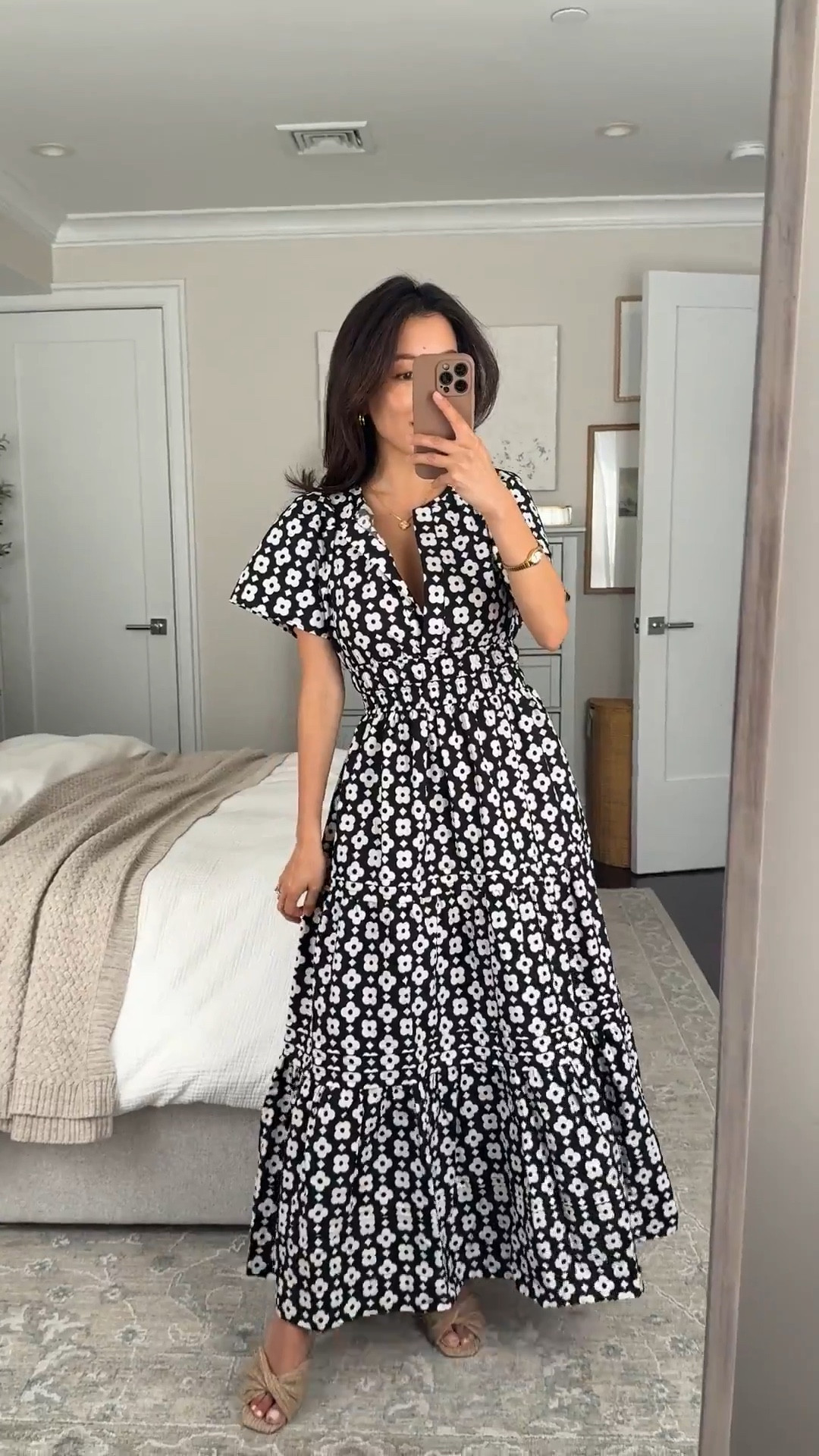 Sale ends tonight Sunday 5/3!
This dress comes in several different styles and colors

• Anthropologie Somerset maxi dress xxs petite 

TTS, lightweight cotton and has pockets, I am able to wear flats with petite sizing. This comes in lots of different prints and fabrics each season

• Silent D Katia wedges size 5-5.5

Petite friendly maxi dress, spring dresses, easy mom outfit

 #ltkootd #ltkmomlife #ltkpetite
