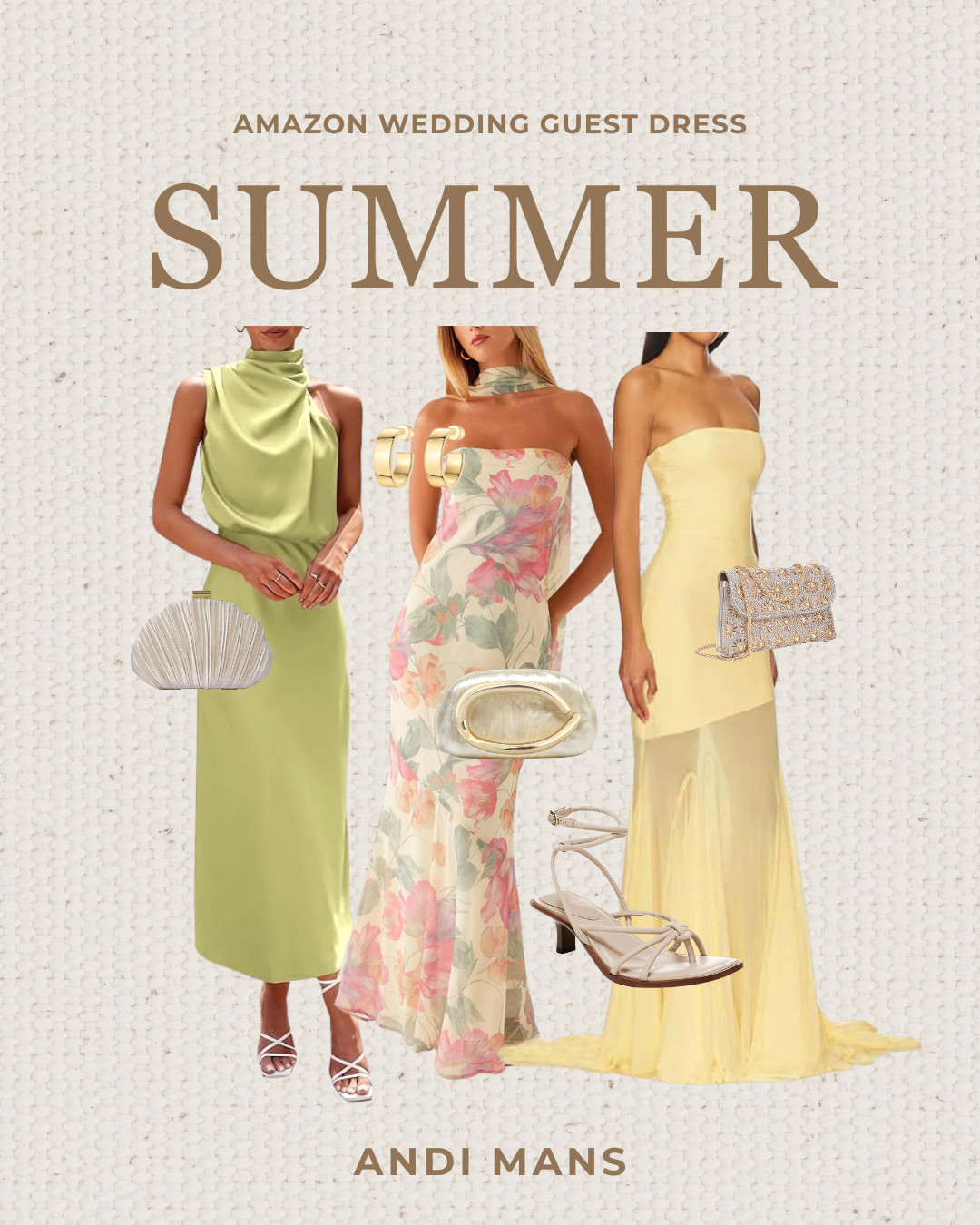 Amazon wedding dress finds as a guest this Summer! I love the floral print and the beautiful colors! 

 #LTKootd #LTKOver40 #LTKTall