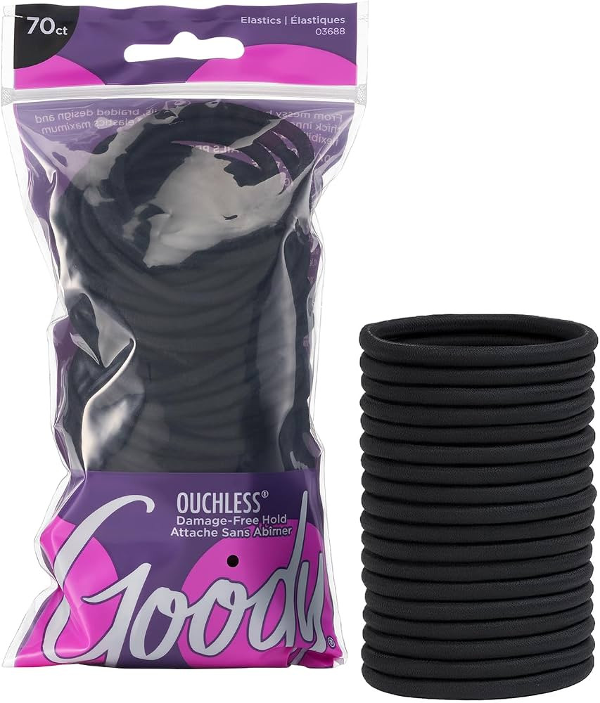 Goody Ouchless Hair Elastics \u2013 No Pull, No Breakage, Tangle-Free Hold for Thick, Curly, Coil... | Amazon (US)