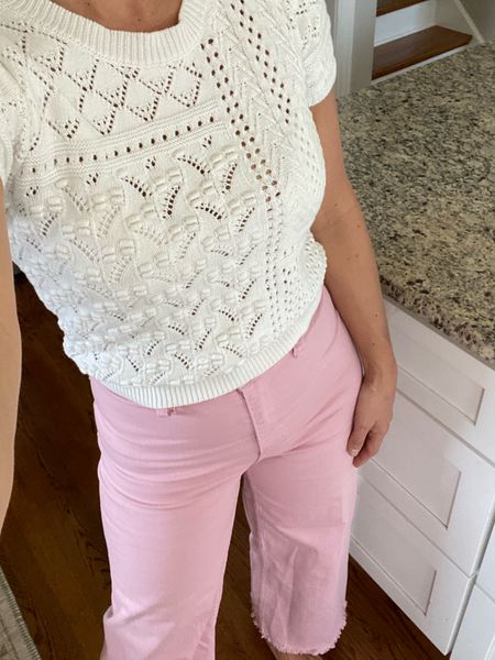 Easter Outfit
spring outfit | pink pants | white top

#LTKsalealert #LTKunder50 #LTKunder100