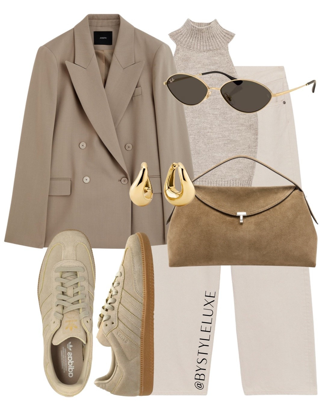 BLAZER - a neutral beige taupe blazer styled with some off-white jeans and these gorg Sambas for the perfect pre Autumn look 

#blazer #jeans #autumnoutfit

#LTKjeans #LTKshoes #LTKautumn