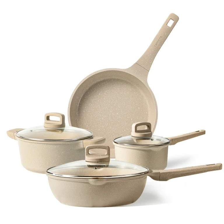 Carote 7PCS Non-Stick Cookware Sets, Non Stick Pots and Pans Set, Non Toxic Induction Cookware, T... | Walmart (US)