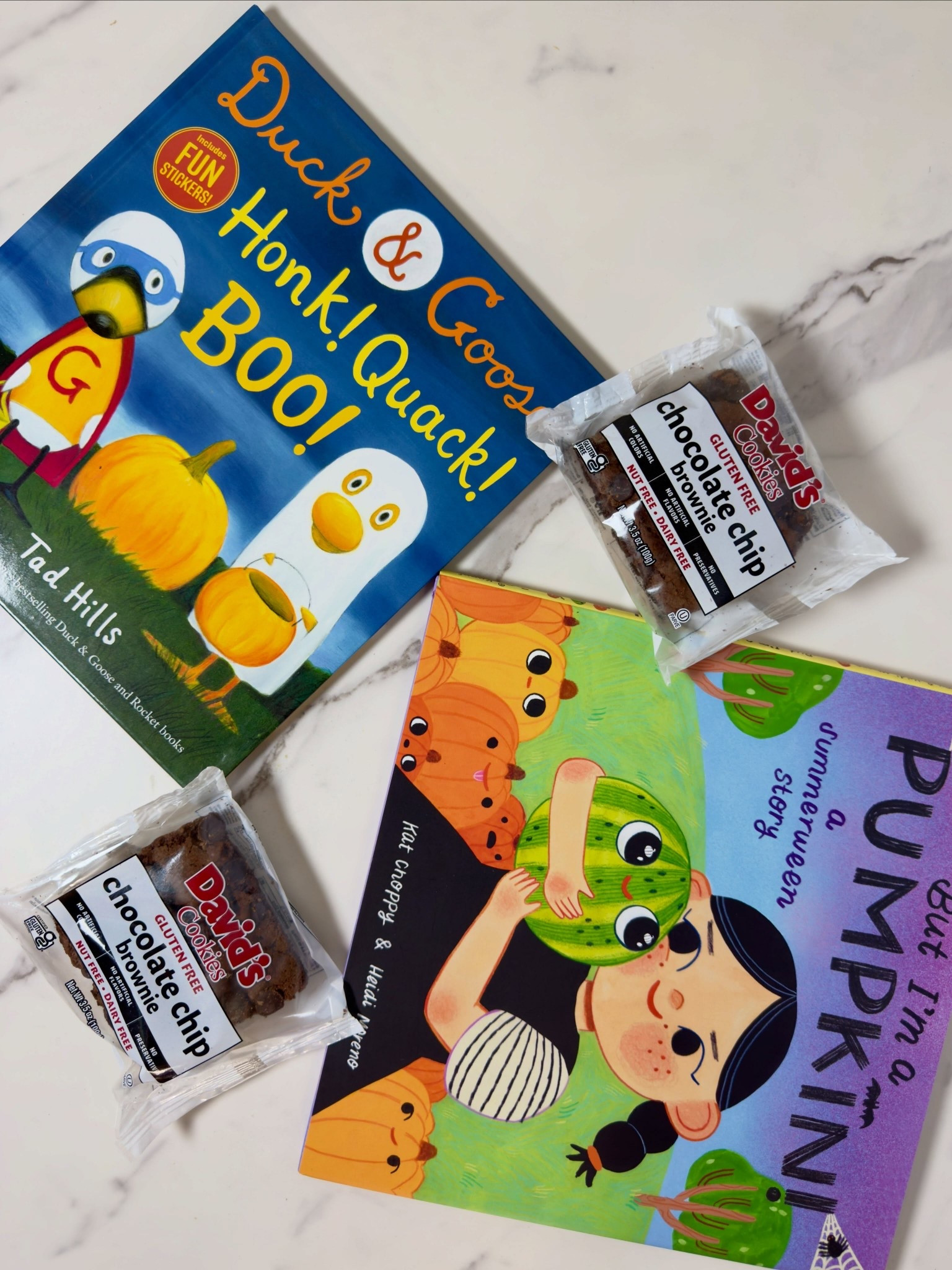 #RandomHouseKidsPartner

🎃📚 Summerween + books + brownies = a pretty perfect combo!

With back-to-school here and fall just around the corner, I’m already thinking about cozy reading days, Halloween traditions, and of course… Boo baskets! 👻🍂

These two books would be such a fun addition:

🎃 But I’m a Pumpkin!: A Summerween Story — a sweet story about a little seed dreaming of becoming a jack-o’-lantern and the origins of a “Summerween” tradition.

👻 Duck & Goose, Honk! Quack! Boo! — a fun Halloween adventure featuring the beloved Duck & Goose characters, plus a sheet of stickers!

And because every good book moment needs a treat… 🍪🤎 we paired them with David’s Cookies brownies!

Who else is planning Boo baskets this year? 👻 Save these book ideas for later!

🍪 My David’s Cookies discount + link are in my bio.

#LTKmomlife #LTKKids #LTKSeasonal