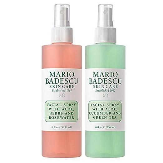 Mario Badescu Facial Spray Herbs/Rosewater and Cucumber/Green Tea (Pack of 2) | Amazon (US)