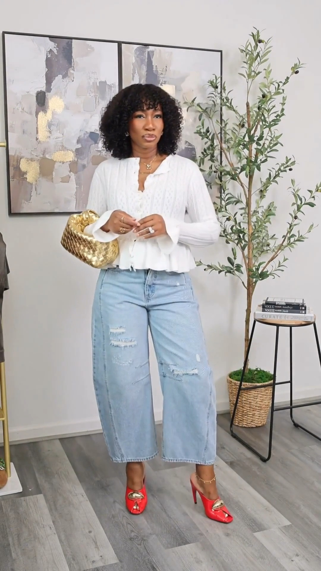 Spring Outfit Idea… This look is perfect for a spring brunch with the girls. This top also comes in 2 other colors. 
Size large top
Size 12 jeans


#LTKootd #LTKSeasonal #LTKBump