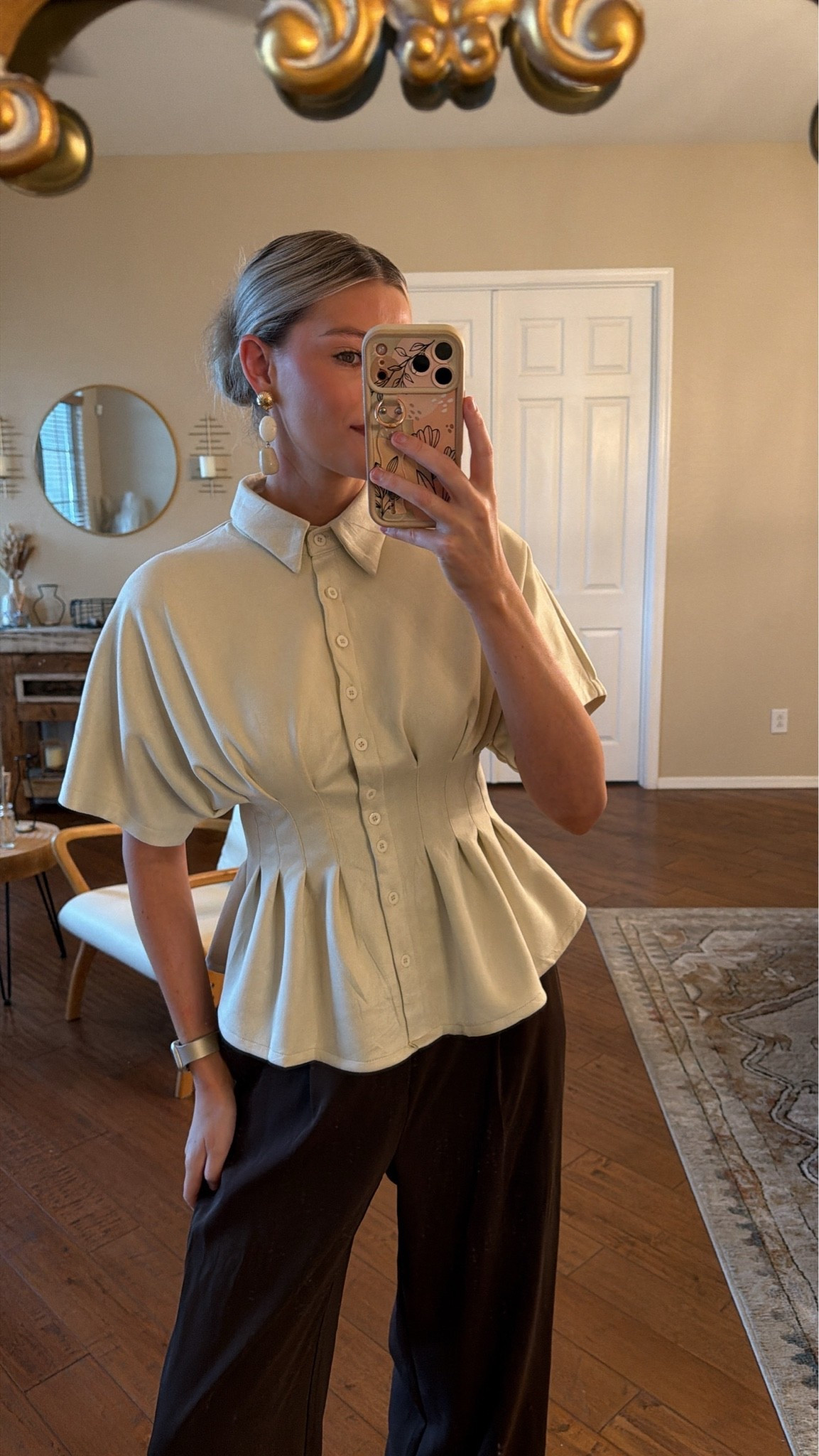 NEW ON AMAZON: Cinched waist suede peplum top

#LTKdayinmylife #LTKgrwm #LTKootd