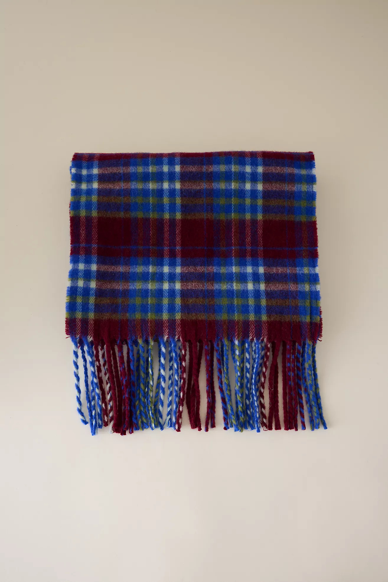 Grandad Check Wool Scarf | Anthropologie (UK)