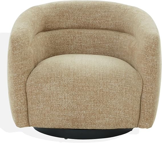 SAFAVIEH Couture Collection – Kellybryn Light Brown Chenille Swivel Accent Chair, Fully Assembl... | Amazon (US)