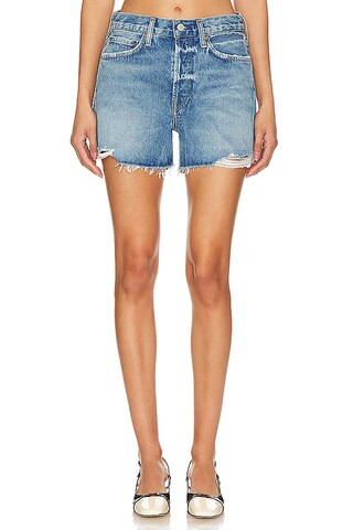 AGOLDE Parker Long Short in Lowkey from Revolve.com | Revolve Clothing (Global)