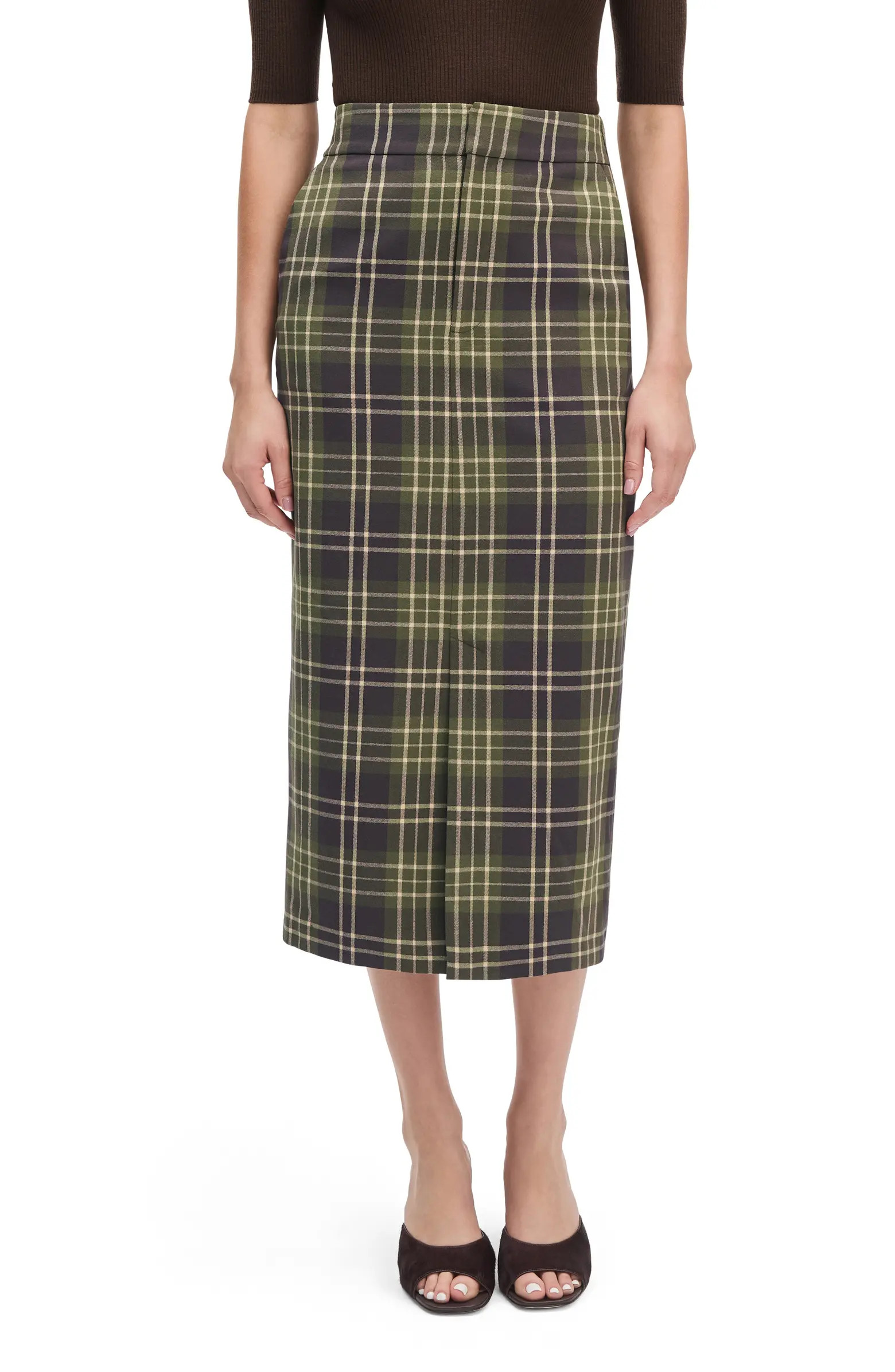 Favorite Daughter The Meyer Plaid Midi Skirt | Nordstrom | Nordstrom
