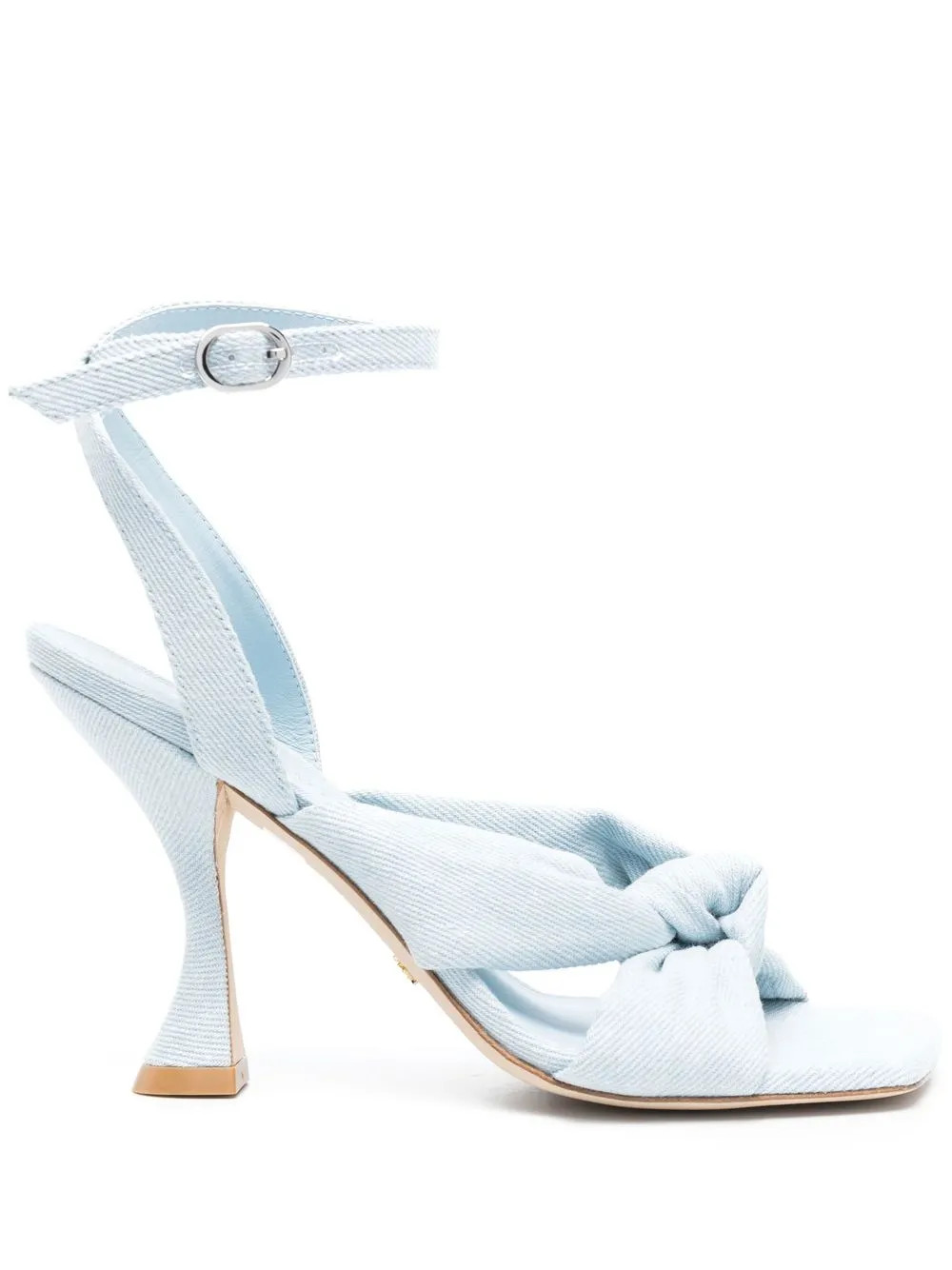 Stuart Weitzman Playa Angle Strap 100 Sandals - Farfetch | Farfetch Global