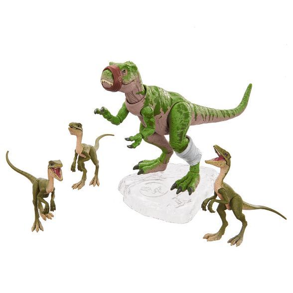 Jurassic World Amber Collection Tyrannosaurus Rex & Compy Figures | Target