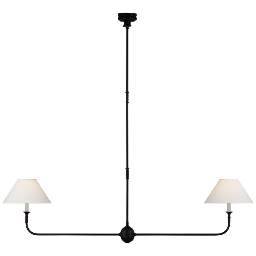Piaf Large Two Light Linear Pendant | Visual Comfort