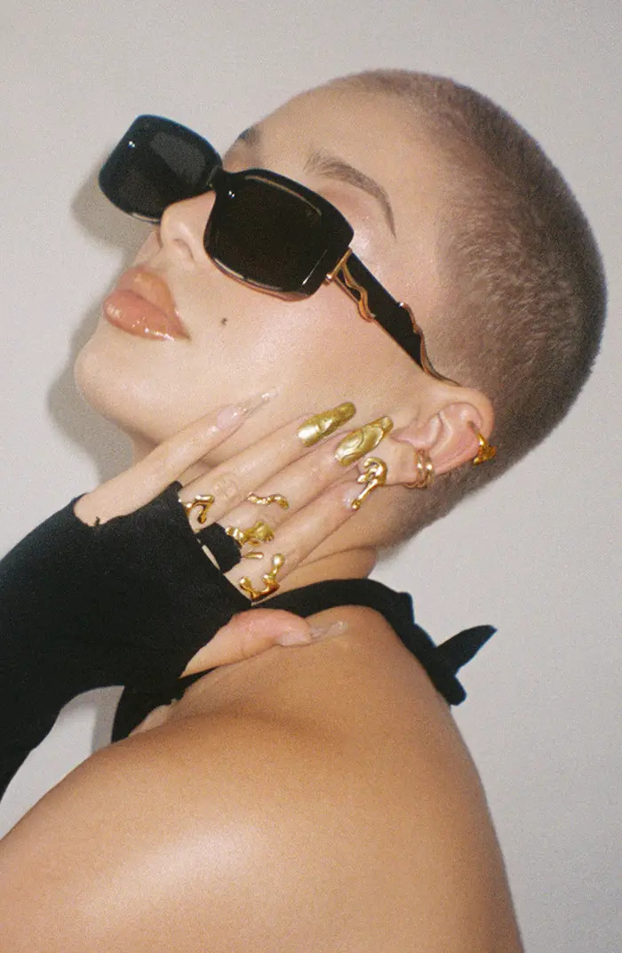Drippy 53mm Square Sunglasses | Nordstrom