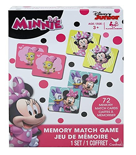 Disney Minnie Mouse Memory Match Game - Pictures Game of 72 Memory Cards with Minnie & Daisy, Con... | Amazon (US)