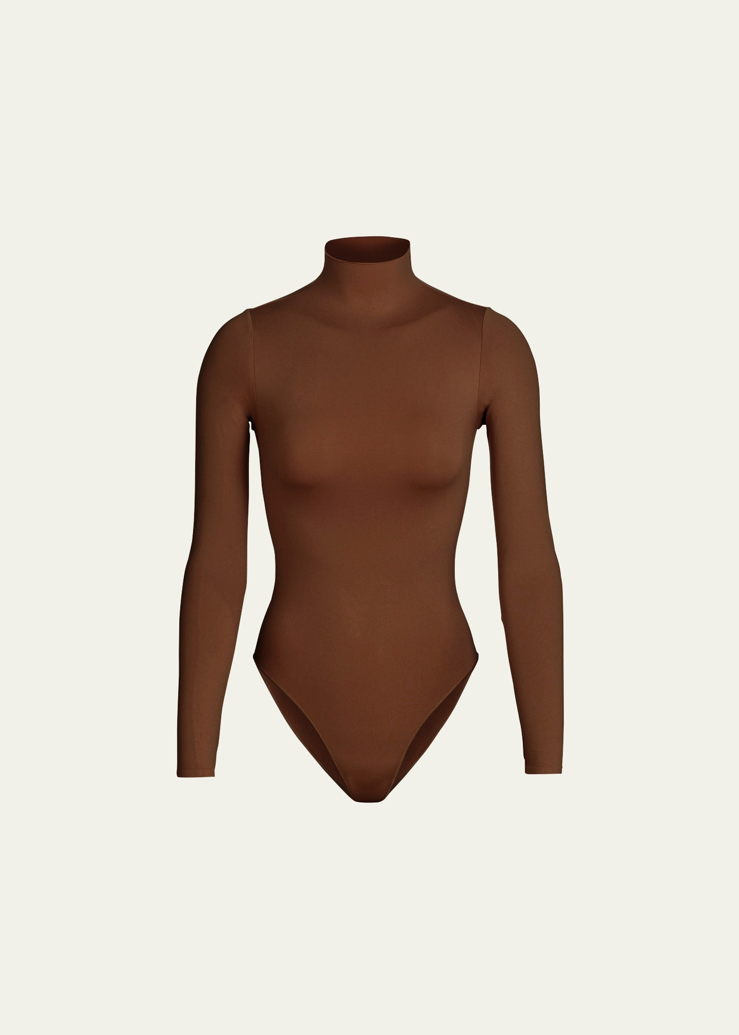 SKIMS Essential Smoothing Mock-Neck Bodysuit | Bergdorf Goodman