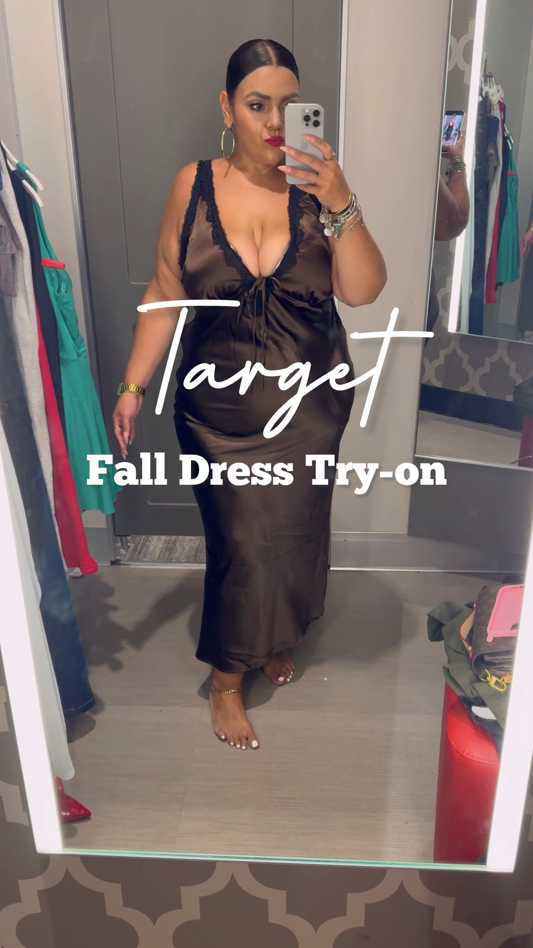 Target Fall Dress Fitting Room Try On
On a size 16

#LTKStyleTip #LTKPlusSize #LTKOver40