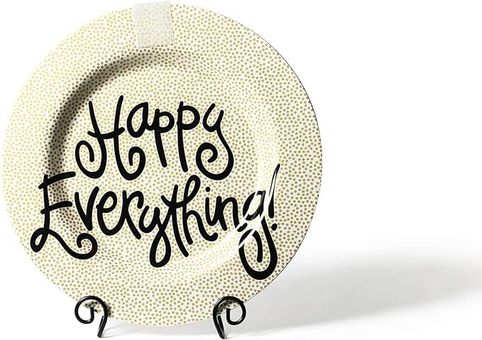 Happy Everything! Gold Small Dot Big Round Platter | Amazon (US)