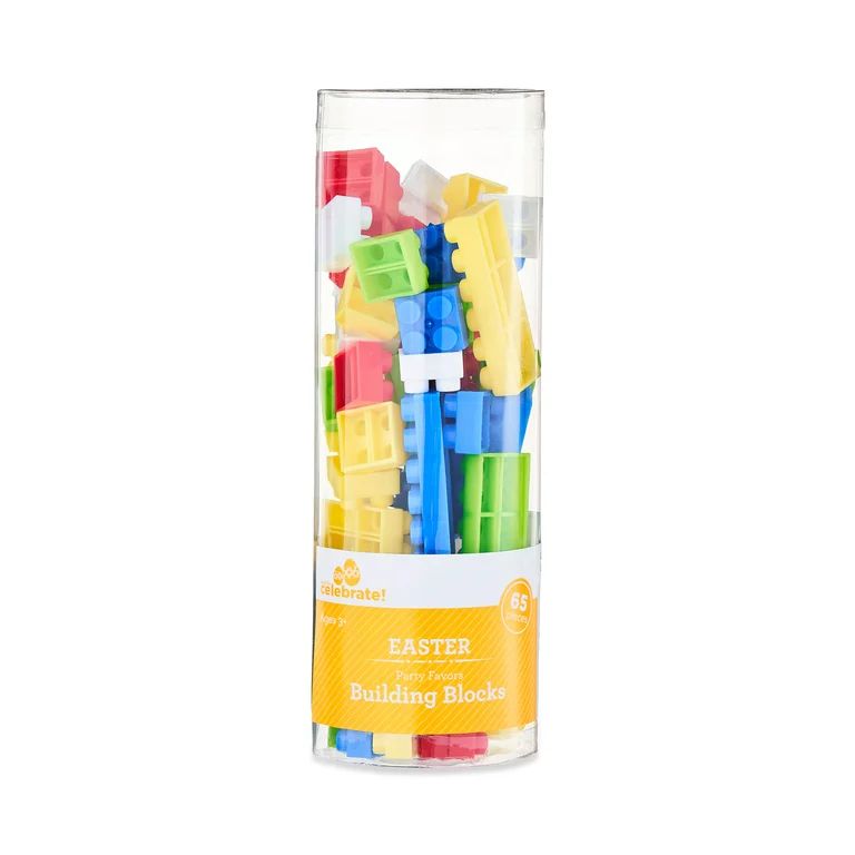 Way To Celebrate Easter Colorful Building Blocks, 65 Pieces | Walmart (US)