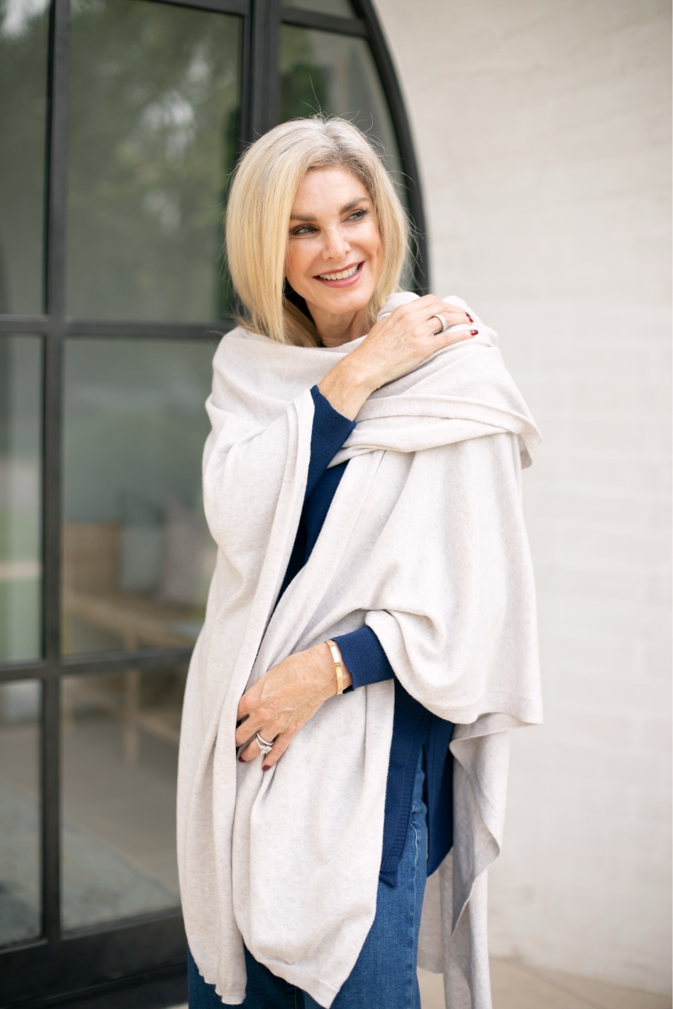 The best travel wrap for fall!

#LTKootd #LTKTravel #LTKOver40