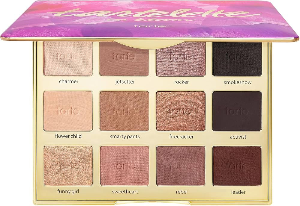 tarte tartelette in bloom Amazonian clay palette – Full-Size Eyeshadow Palette with Neutral Mat... | Amazon (US)