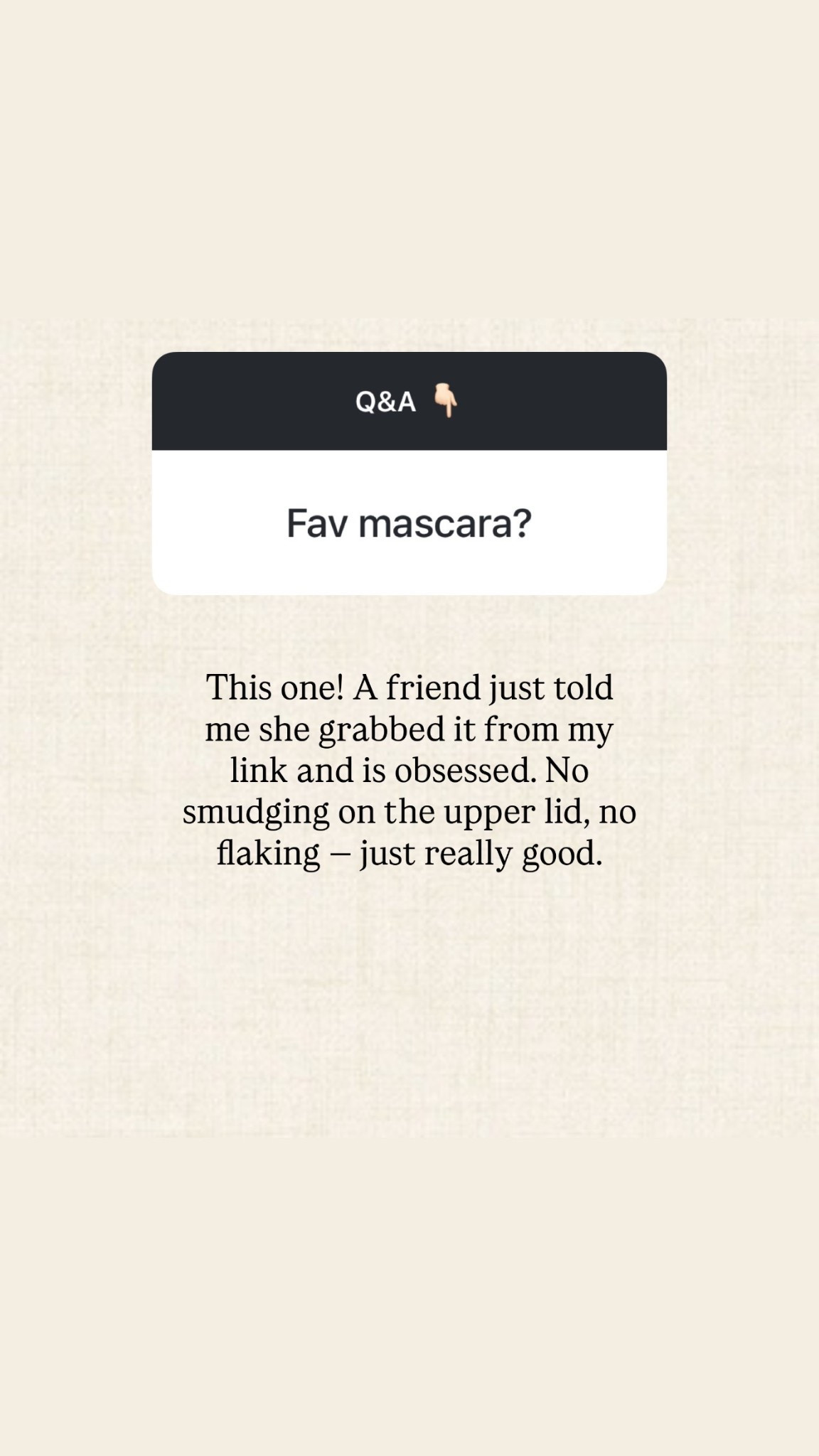 The best mascara IMO