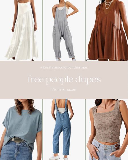Free people Amazon dupes! 
Looks for less! 
Free people looks for less!


Follow my shop @kerstynweatherman on the @shop.LTK app to shop this post and get my exclusive app-only content!

#liketkit #LTKU #LTKfindsunder50 #LTKsalealert
@shop.ltk
https://liketk.it/4D603

#LTKfindsunder50 #LTKU #LTKsalealert