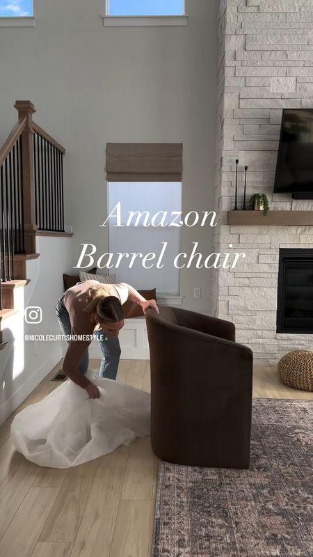 Amazon barrel chair 🤍

Accent chair / living room / earth tones / budget friendly / Amazon finds 

#LTKVideo #LTKsalealert #LTKhome