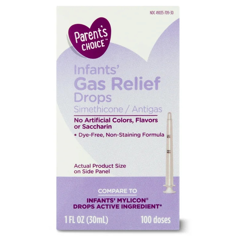 Parent's Choice Infants' Gas Relief Simethicone Drops, 20mg, 1 fl. oz. | Walmart (US)