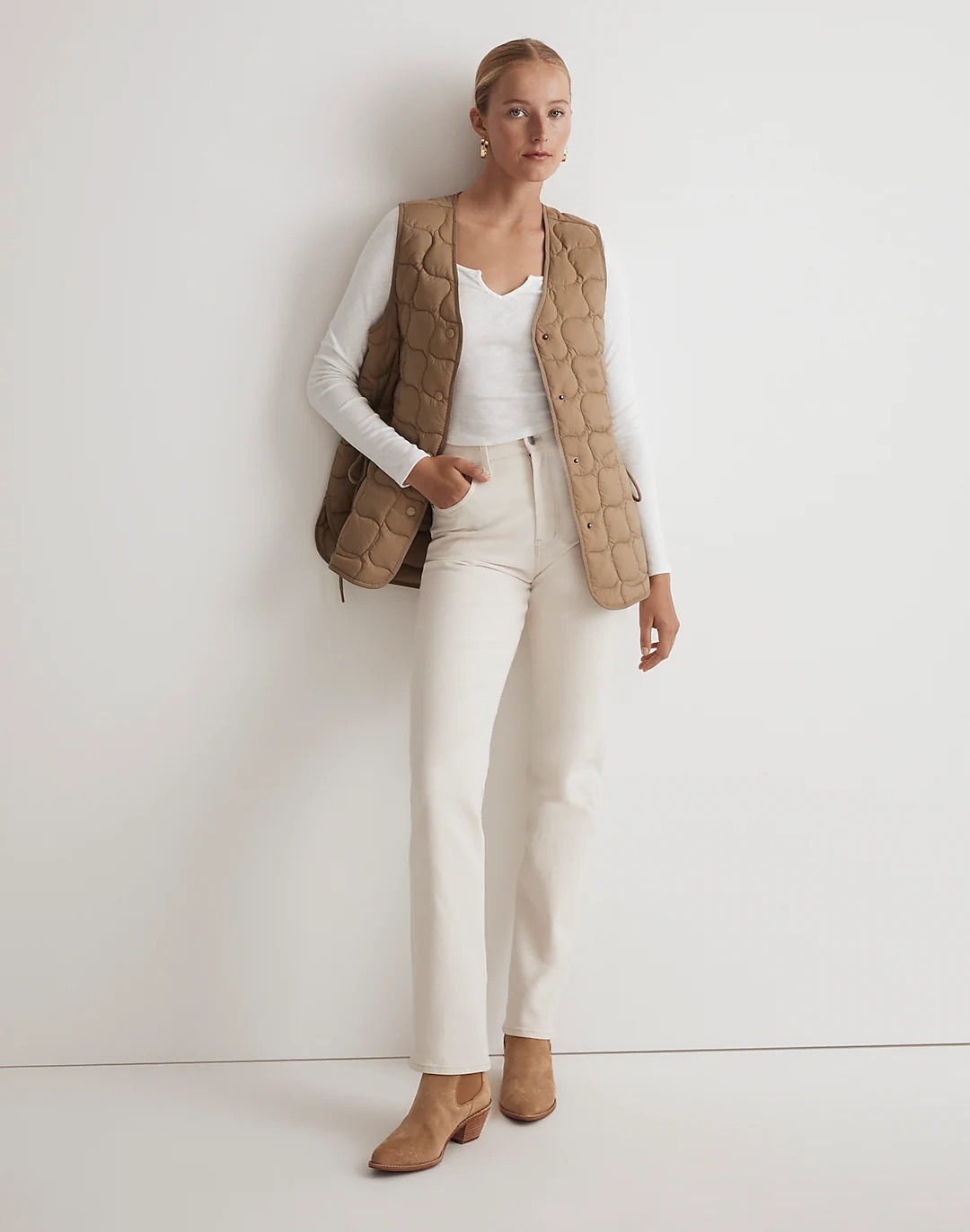 Quilted Oversized Puffer Vest | Madewell