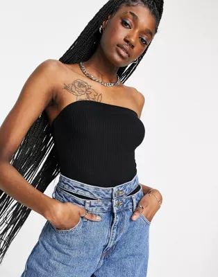 Signature 8 strapless bodysuit in black | ASOS (Global)