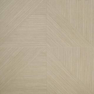 Luxury Ribbed Oak 23.62 in. x 47.24 in. Matte Porcelain Wall Tile (15.49 sq. ft./Case) | The Home Depot