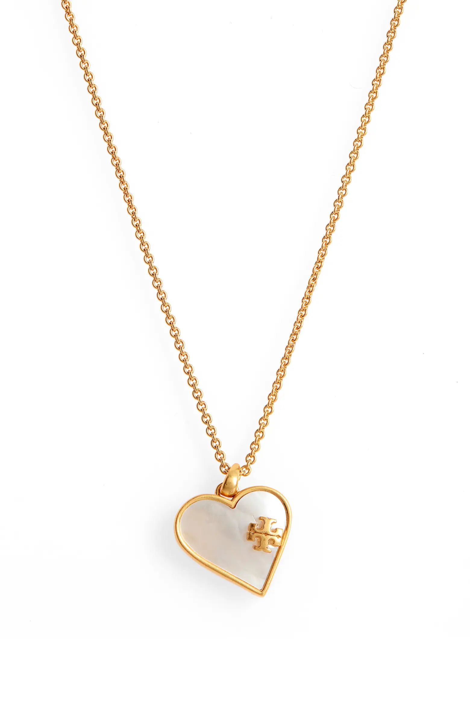 Tory Burch Heart Pendant Necklace | Nordstrom | Nordstrom