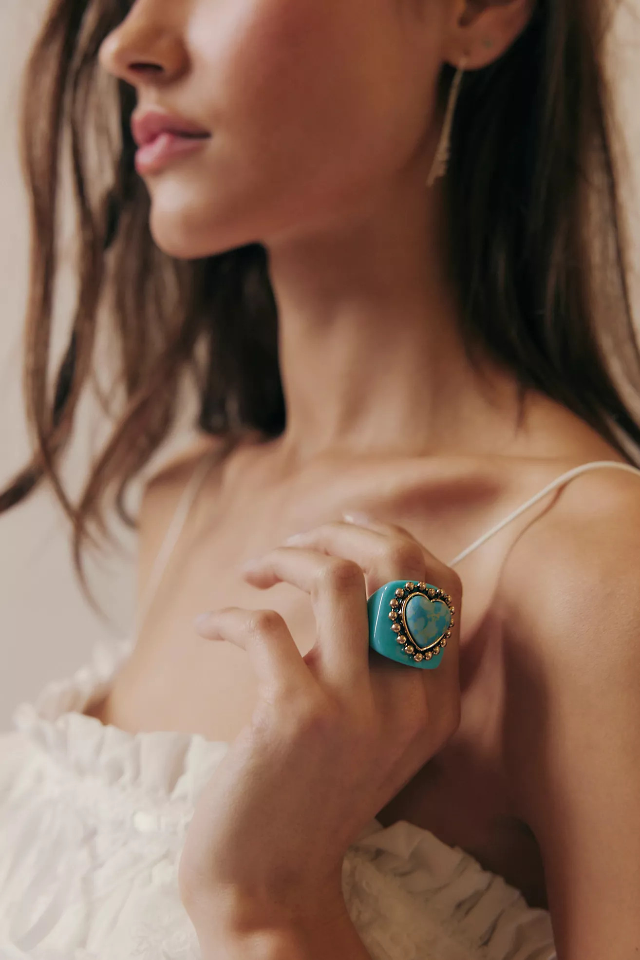 Studded Heart Ring | Free People (Global - UK&FR Excluded)