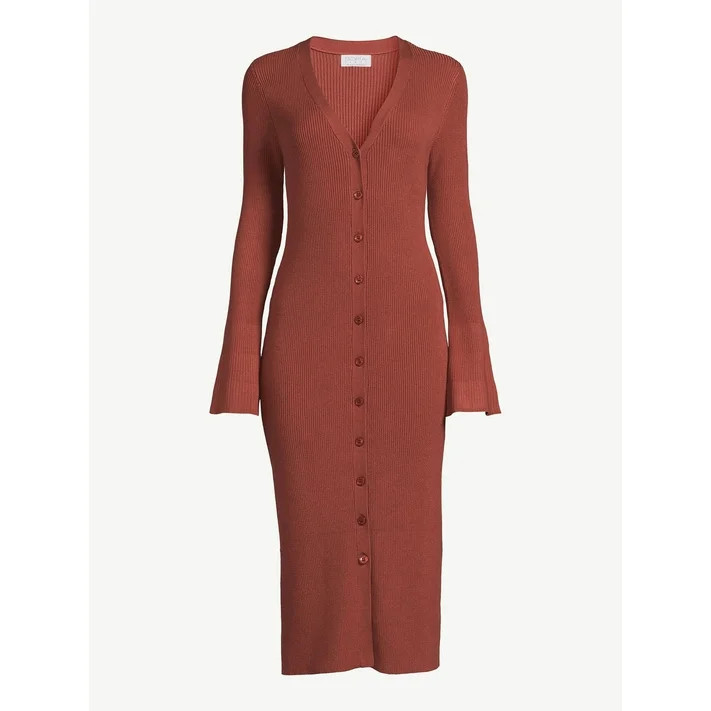 Sofia Jeans by Sofia Vergara Women's Rib Knit Dress - Walmart.com | Walmart (US)